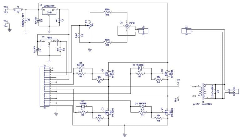 pure sine wave inverter circuit