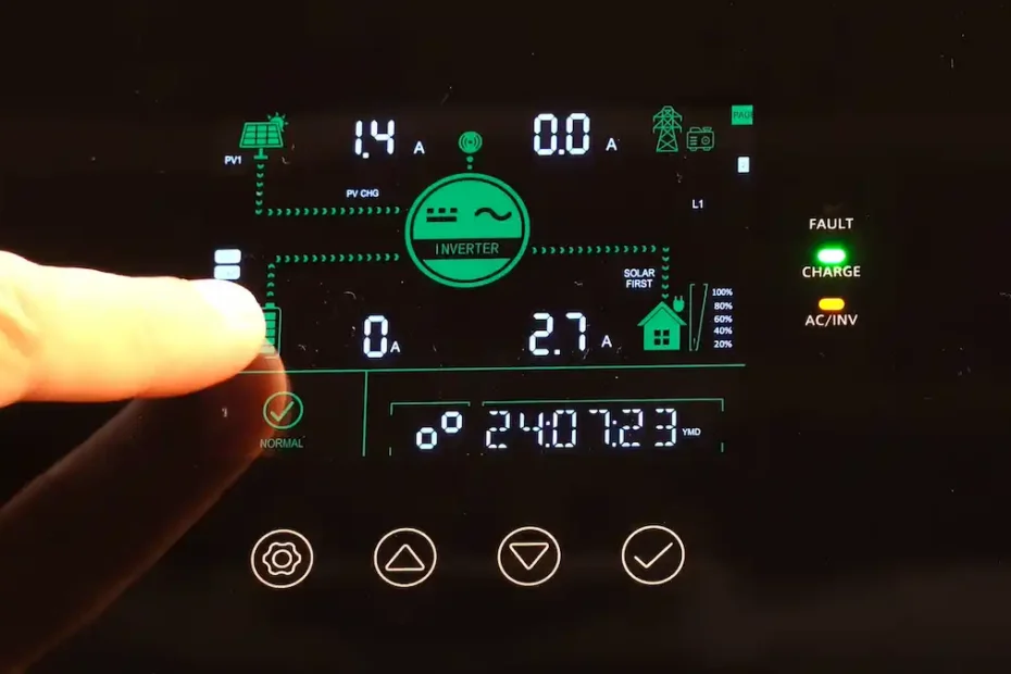 solar power voltage drop