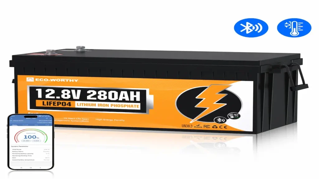 12v 280ah solar battery