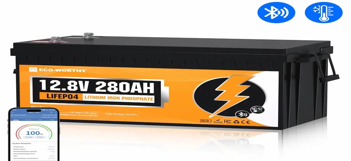 12v 280ah solar battery