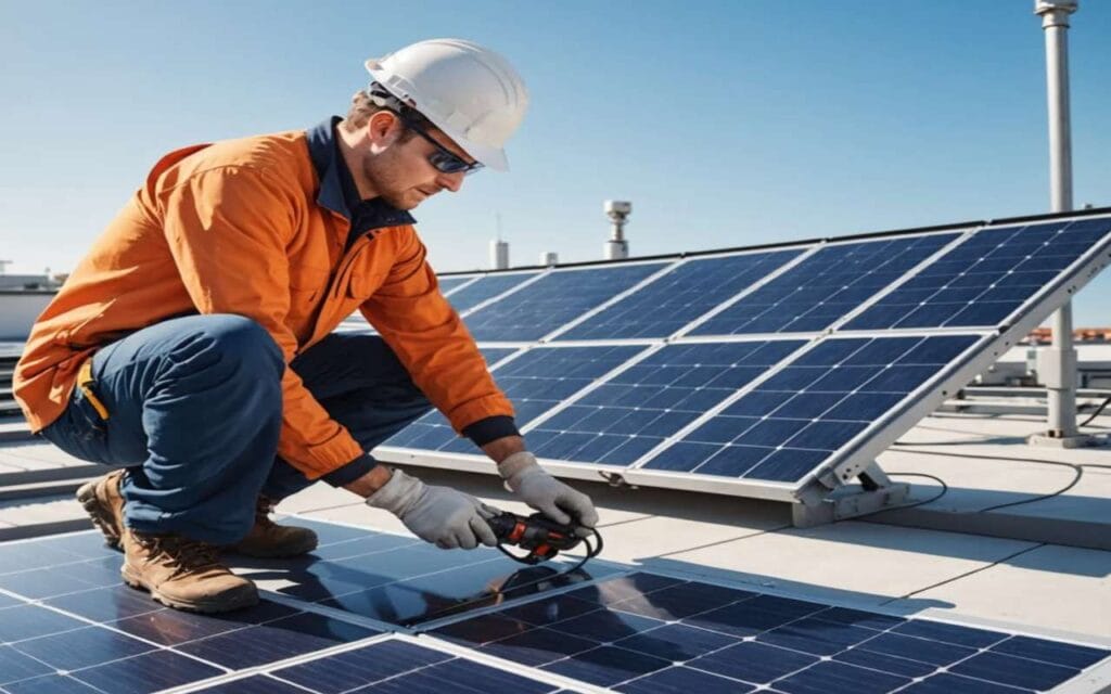 Solar installation in Australia