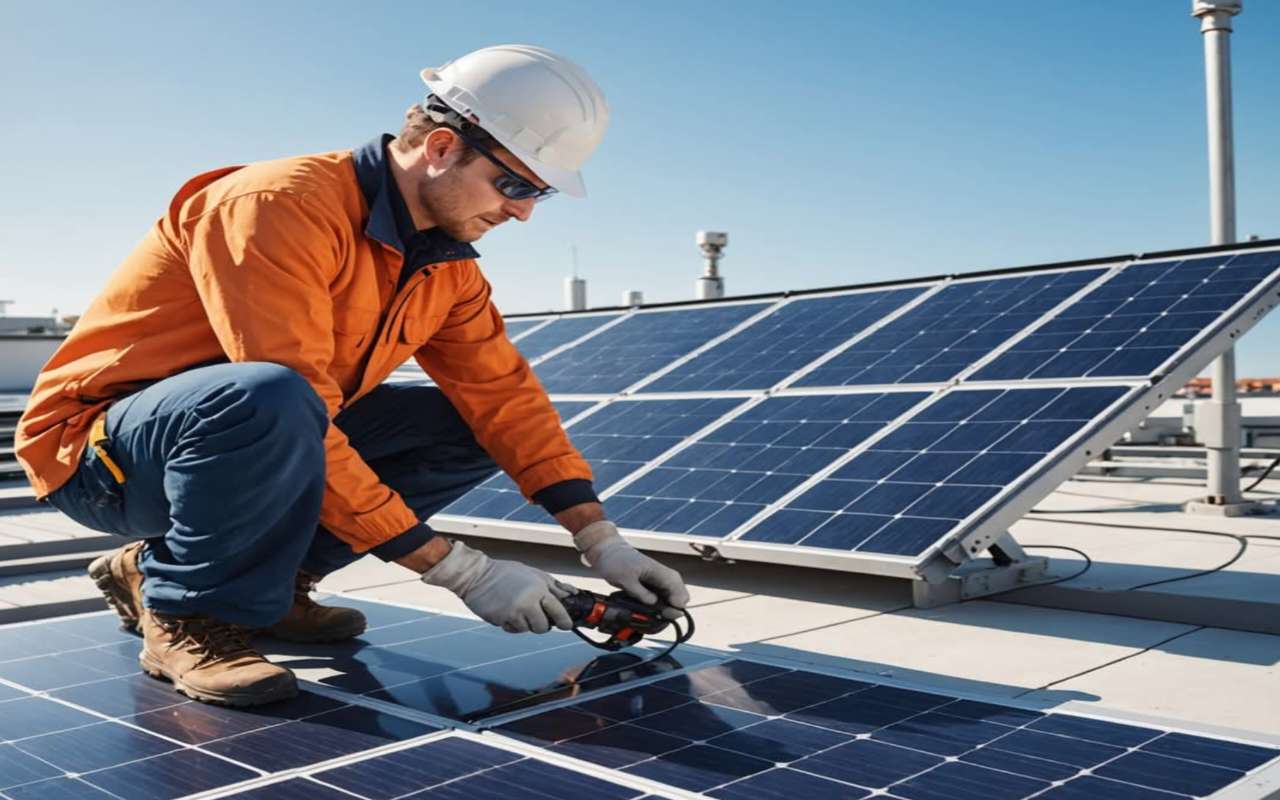 Solar installation in Australia