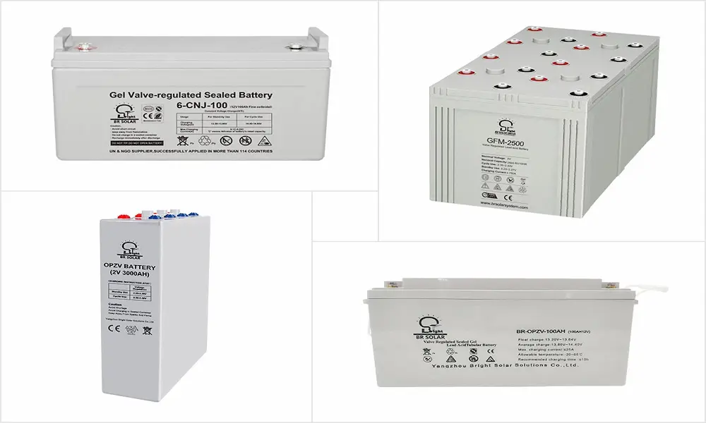 types of solar batteries