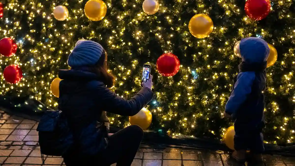 lighting solar Christmas lights