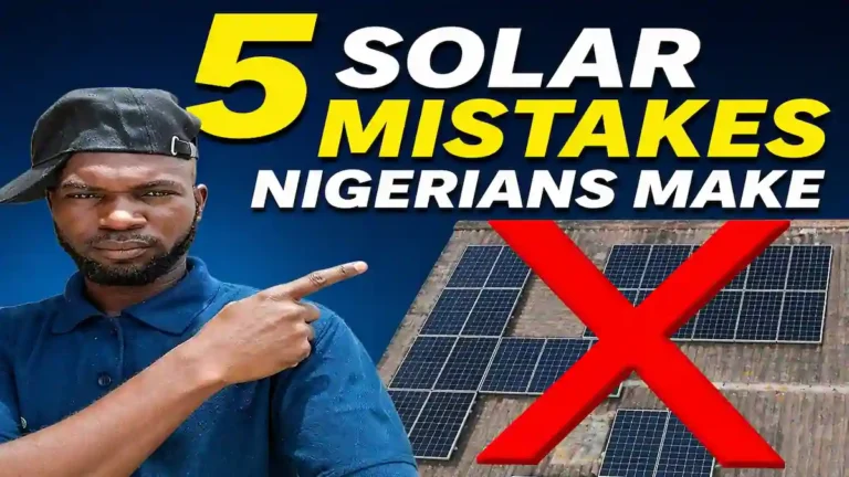 Top Solar Picks expert pointing to 5 Solar Mistakes Nigerians Make