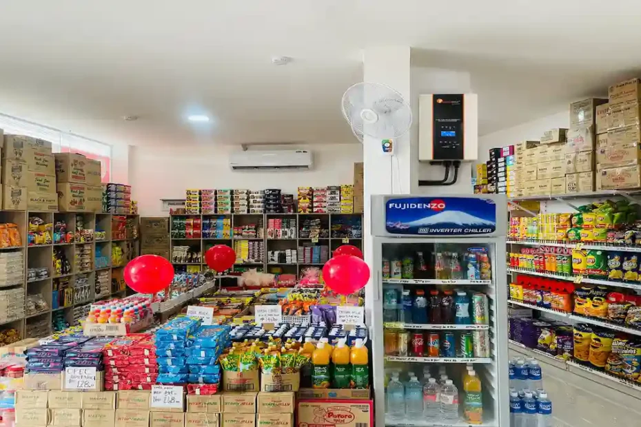solar power installed in Nigeria shop