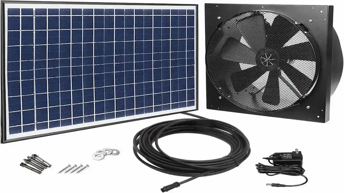solar power fan