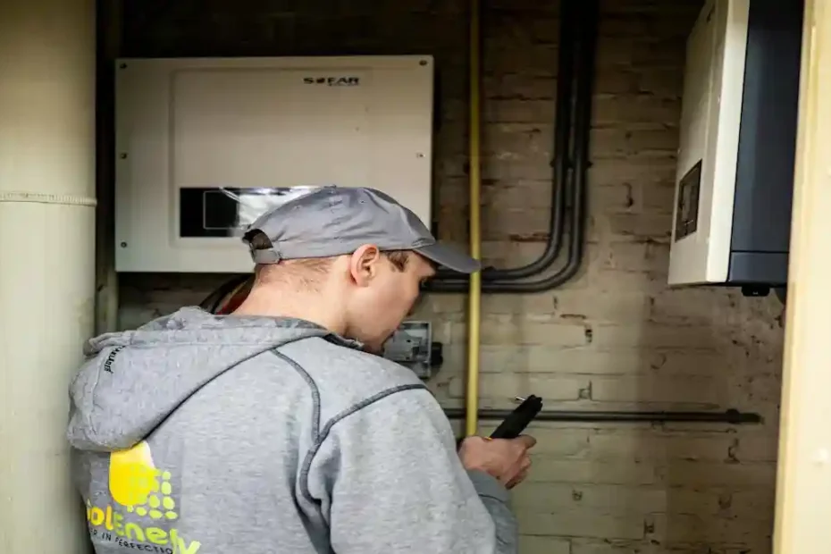 solar power installation at home