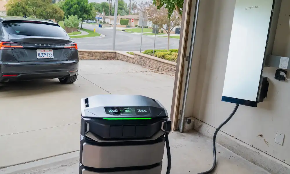 EcoFlow DELTA pro ultra x charging EV car
