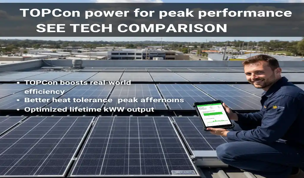 Top Solar Picks official analysing the performance of solar panels on roof