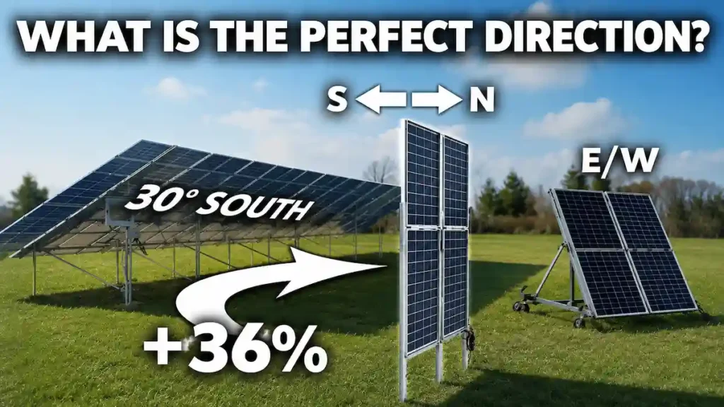 image analysis Direction for Solar Panels to Get Maximum Power